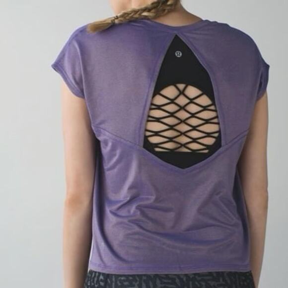 Lululemon Sweaty or Not Crop Tee - Picture 6 of 6